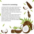 Coconut leaves and coconut cosmetics